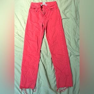 Red BDG Pax Hem Jeans